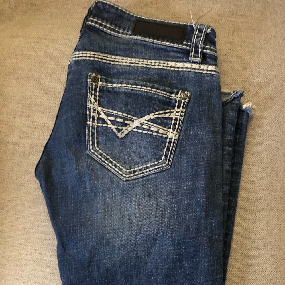Rock & Roll Cowgirl Blue Boot Cut Jeans